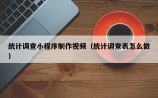 泰安统计调查小程序制作视频（统计调查表怎么做）