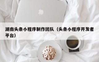 泰安湖南头条小程序制作团队（头条小程序开发者平台）